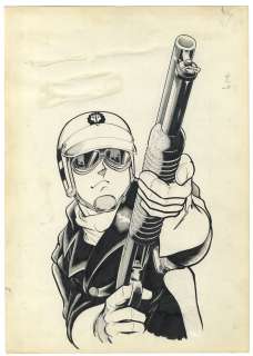 Mochizuki Mikiya Hand drawing manuscript "Wild 7"