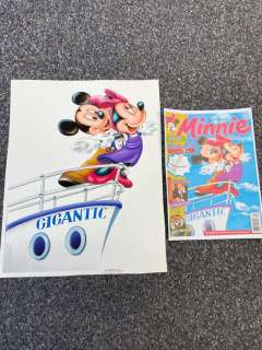 Ray Nicholson | Mickey Magazine - Original Disney Micky Maus water color drawing ~Ray Nicholson~ | Catawiki