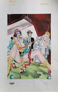 Danilo Grossi | Zanzibar n. 3 - Danilo Grossi - Copertina originale "Il maniaco sbullonatore" - Page volante - Exemplaire unique - (1989) | Catawiki