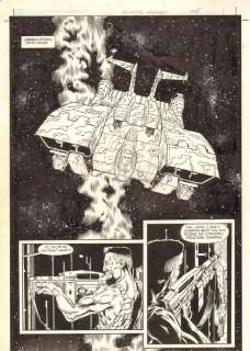 Jim McDermott, John Nadeau, Paul Guinan - Aliens: colonial marines #8 p.? - spaceship splash - 1994
