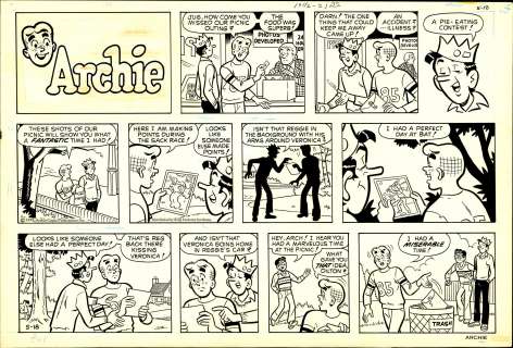 Stan Goldberg | Goldberg - ARCHIE, Sunday (05/18/1975) NO RESERVE! | Russ Cochran