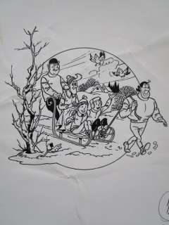 Paul Geerts - Goed (Gekreukt) | Suske en Wiske - Originele titelpagina - Winterboek (De snoezige Snowijt) - Page volante - (1973) | Catawiki