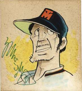 Shinji Mizushima Hand Signed Reproduction Shikishi "Yakyukyo no Uta" Tetsugoro Iwata | Mandarake (Big Web)