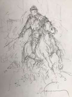 Hermann | Hermann - Crayonné original + Mise Ã  l’encre de Chine - Les Tours de Bois-Maury | Catawiki