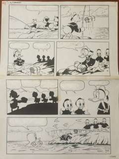 Hã¥Kon Aasnes | HÃ¥kon Aasnes - Tavola Originale - D3776 - Donald Duck - "Valuable Take" - (1977) | Catawiki