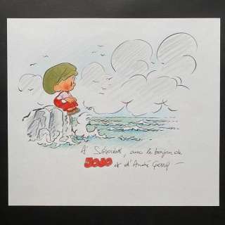 André Geerts | Geerts, André - Dessin original dédicacé & signé - Jojo | Catawiki