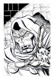 Doctor Doom Sketch by Ron Williams | mycomicshop.com