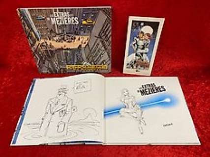 Jean-Claude Mézières / Pierre Christin - Valérian et Laureline - Les Extras de Mézières 1 + 2 - avec dédicace + Ex-libris - Cartonné - EO - (1995/1998)