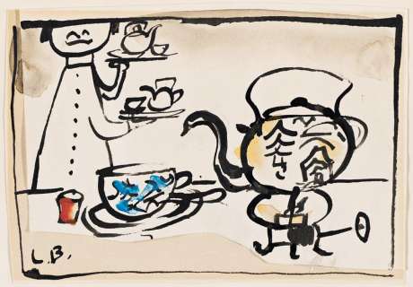 LUDWIG BEMELMANS (1898-1962) Tea time. | Swann Galleries