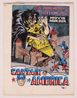 Original Color Guides for the Reprint of Captain America Comics (1941) #3 from Captain America The Classic Years HC (1990 Marvel) by Greg Theakston | mycomicshop.com