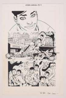 Original Art for Robin (1993) Annual Issue 7, Page 9 by Derec Donovan | mycomicshop.com