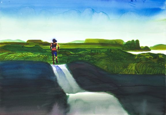 Lorenzo Mattotti | Corsa VII, 2025 | Philippe Labaune Gallery