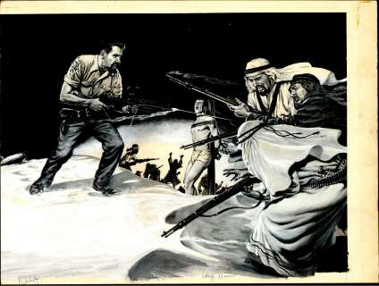 DeSoto - MEN’S ADVENTURE MAGAZINE, Illust. (Aug 1990?) | Russ Cochran