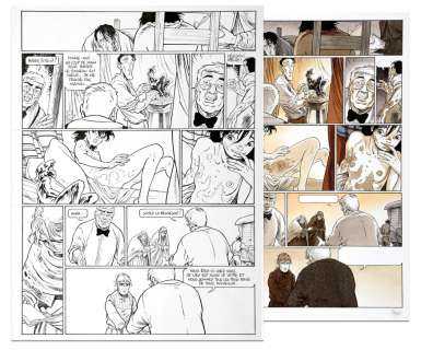 Frank Pé | Zoo, planche n°198 Ã  l’encre de Chine du tro… | Millon