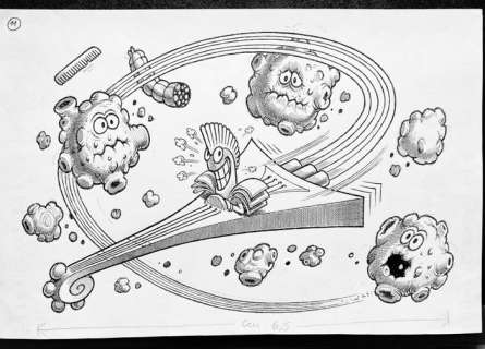 Benito Jacovitti | Jacovitti - Illustrazione originale cm 48x32 - Page volante - Exemplaire unique | Catawiki