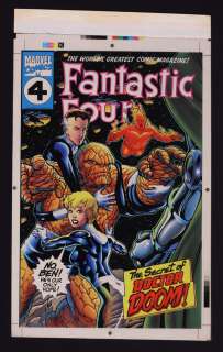 Color Separations for Fantastic Four Cover (Likely Unpublished, Artist Not Credited) | mycomicshop.com