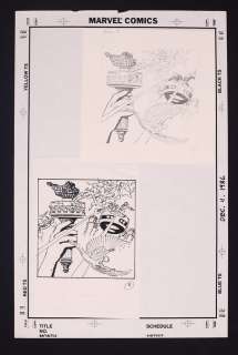 Original Art from Spider-Man Secret of the Sinister Six (2002), Chapter 8 Illustration by Mike Zeck | mycomicshop.com