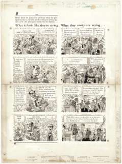 142: Wood page 2 Talk MAD #28 page 38 1956 original art | Russ Cochran