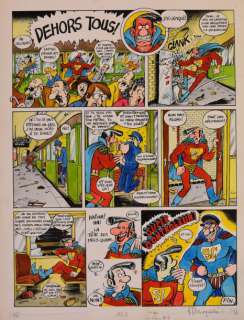 Margerin, Frank  (1952) - MARGERIN, Frank   MARGERIN, Frank  Planche originale de fin d‘une aven