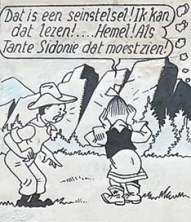 Vandersteen, Willy | Vandersteen, Willy - Suske en Wiske 8 - Bibbergoud - Originele pagina (p.34) - (1949) | Catawiki