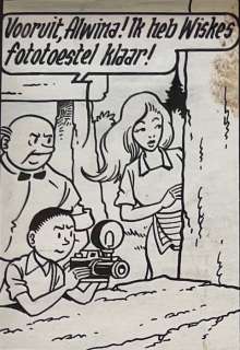 Vandersteen, Willy - Vandersteen, Willy - Suske en Wiske 34 - De duistere diamant - Originele pagina (p.29) - (1958)