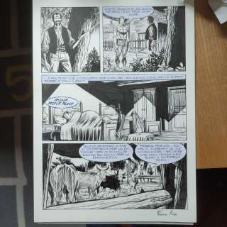 Fabrizio Russo | Zagor - TAVOLA ORIGINALE FABRIZIO RUSSO cm 24,5x35 | Catawiki