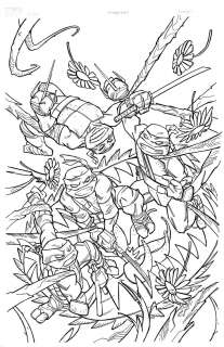 Craig Rousseau - teenage mutant ninja turtles: dimension x #5 issue 5 page cover