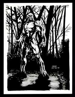 Swamp Thing Commission by C.J. Oech | mycomicshop.com