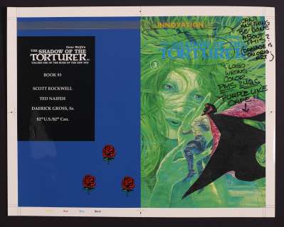 Cover Proof for The Shadow of the Torturer #3 by Daerick Gröss | mycomicshop.com