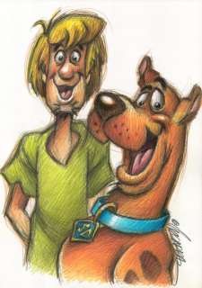 Joan Vizcarra | Scooby Doo & Shaggy Rogers - Best Friends - Original Drawing - Joan Vizcarra - Original Art | Catawiki