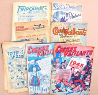 Autour de COEURS VAILLANTS. Â«Message aux Coeurs VaillantsÂ» n°1 Ã  4 (Collection | Tessier Sarrou