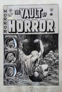 Craig - THE VAULT OF HORROR #39 Cover, Original (1954)