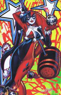 Jonboy Meyers - 11 x 17 batman adventures 12 traditional harley quinn print (fan expo dallas) page print