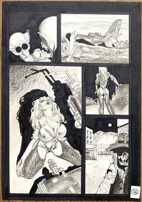 Simon Bisley | Fistful of Blood – Page 76 | Thornbush Art
