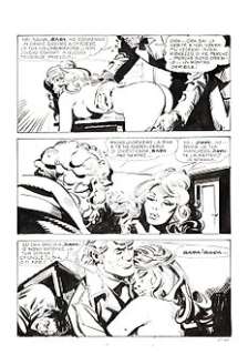 Mario Cubbino | Wallestein n. 2 - Mario Cubbino 3x Tavola Originale "Morte nella nebbia" - Page volante - Exemplaire unique - (1972) | Catawiki