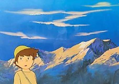 Isao Takahata | Heidi, Girl of the Alps (1974) - Original animation cel of Peter (Pedro) | Catawiki