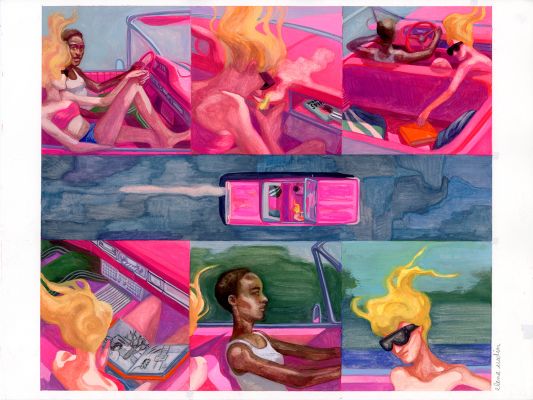 Elene Usdin | Detroit Roma – Planche originale 84 | Galerie Barbier