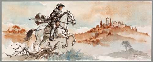 Marini | Le Scorpion, illustration Ã  l’aquarelle et au… | Millon