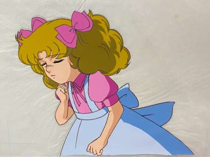 Toei Animation | Candy Candy (1976-1979) - Original animation cel and drawing of Candice "Candy" | Catawiki