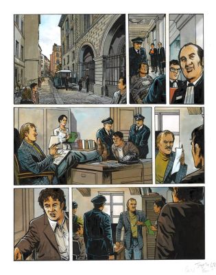 Lot 12 - BERLION né en 1969. Le Juge. T1. | HVMC