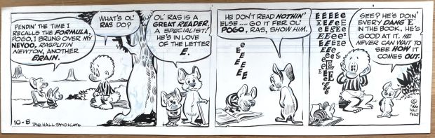Walt Kelly | Pogo – Daily strip, 8 October 1966 | Thornbush Art