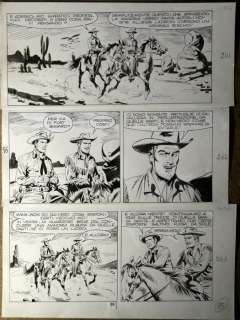 Aurelio Galleppini - Virgilio Muzzi | Aurelio Galleppini - Virgilio Muzzi tavola originale Tex "Sunset Ranch" - (1973) | Catawiki