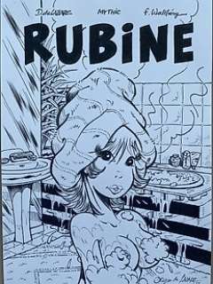 De Lazare, Dragan | De Lazare, Dragan - Dessin original - Rubine - Couverture imaginaire - (2022) | Catawiki