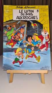 Jacot, Christian | Jacot, Christian - Dessin original couleur - Hommage Ã  Peyo - (2017) | Catawiki