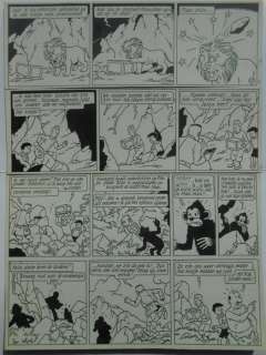 De Moor, Bob | De Moor, Bob - Originele pagina - Nonkel Zigomar, Snoe en Snolleke - De witte Maw-Maw - (1953) | Catawiki