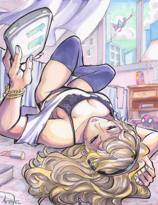 Chris Metzner - Gwen Stacy (Waiting for his text Series) By Chris Metzner