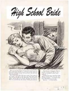 154: Kamen Confessions Ill #3 10p original comic art | Russ Cochran