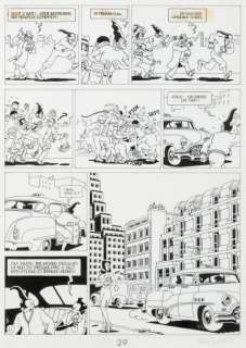 Joost Swarte - Coton et Piston - Un journal phénoménal Encre de Chine pour