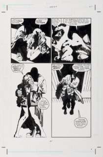 Frank Miller | Sin City - L’enfer en retour  Encre de Chine pour la planche | Millon