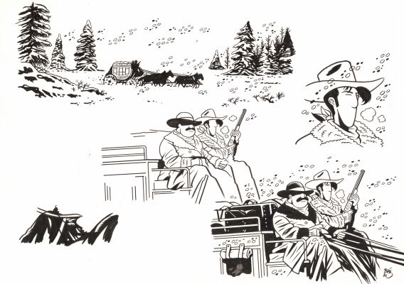 Brüno | Lucky Luke, 2025 - Dakota 1880 | Huberty Breyne Gallery